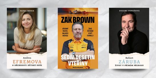 3 říjnové novinky: O dětské duši, hokeji i formuli 1