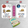 FUN CARD ENGLISH ADVERBS vs ADJECTIVES game to learn English 1