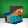 Tubbz kachnička Minecraft - Steve3