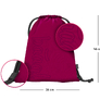 BAAGL 3 SET Coolmate Ruby: batoh, penál, sáček