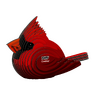 EUGY Kardinál červený 3D kartonová skládačka