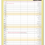 NOTIQUE Nástěnný kalendář Rodinný plánovací Harry Potter 2027, 21 x 42 cm