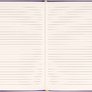 NOTIQUE Notes Aprint Neo, fialový, linkovaný, 15 x 21 cm