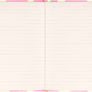 NOTIQUE Notes Růžová, linkovaný, 13 x 21 cm