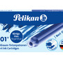 Pelikan - Bombičky inkoustové dlouhé, královská modrá