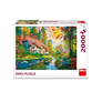 Puzzle Domek u řeky 2000 dílků