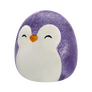 SQUISHMALLOWS Fialový tučňák - Elle, 13 cm