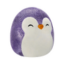 SQUISHMALLOWS Fialový tučňák - Elle, 13 cm