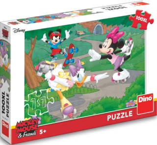 Puzzle Minnie sportuje - 100XL dílků - 