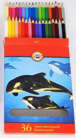 Pastelky školní 36ks 3555 Kosatka - neuveden