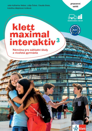 Maximal interaktiv 3 (A2.1) – prac. sešit (barevný) s kódem - Giorgio Motta,Elzbieta Krulak-Kempisty,Mlejnková Hošková Kateřina,Sandra Hohmann,Reinke Kerstin
