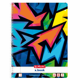 Spir.blok A4/80 lin., NEON ART - 