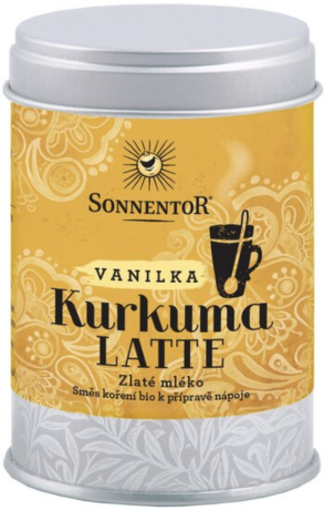 Kurkuma Latte vanilka bio 60g dózička - neuveden
