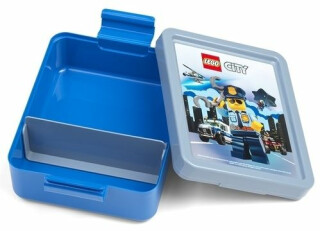 LEGO City box na svačinu - modrá - neuveden