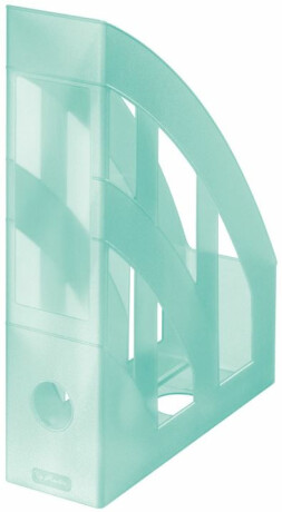 Herlitz - Stojan na spisy, mint, transparentní - 