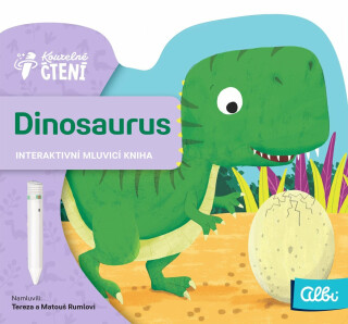 Minikniha s výsekem - Dinosaurus - Kouzelné čtení Albi - 