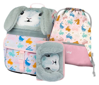 3 SET Zippy Bunny: aktovka, penál, sáček - 