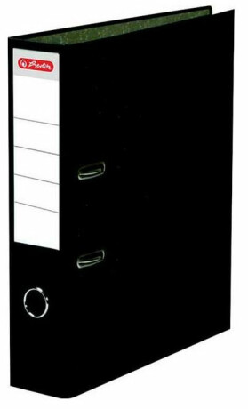 Herlitz - Pořadač A4/8 cm, černý mramorový - 