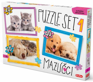 Puzzle SET 1 - Mazlíčci - neuveden