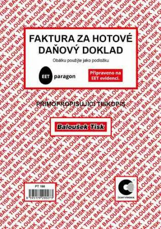 Faktura za hotové - daňový doklad A5 - 