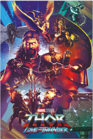 Plakát 61x91,5cm - Thor - Love and Thunder - 