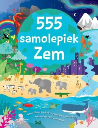 555 samolepiek Zem - 