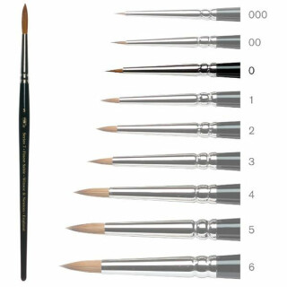 Akvarelový štětec WN 7 series miniature – velikost 0 - 