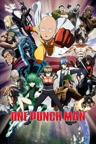 Plakát 61x91,5cm - One Punch Man - Collage - 