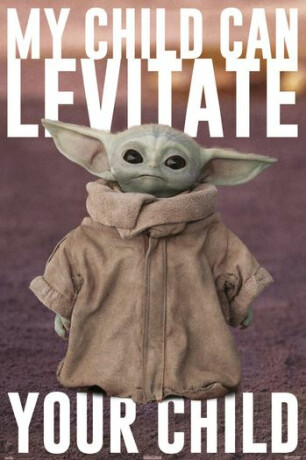 Plakát 61x91,5cm - Star Wars: The Mandalorian - Baby Yoda - 