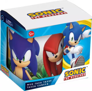 Sonic Hrnek keramický - Sonic, Tails a Knuckles 315 ml (poškozené) - neuveden