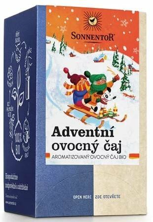 Adventní ovocný čaj (čaj, bylinná směs, porcovaná) - 