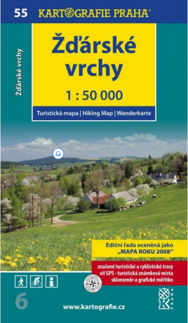 1: 50T (55)-Žďárské vrchy (turistická mapa) - neuveden