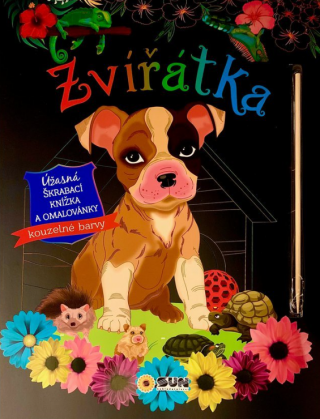 Zvířátka - úžasná škrábací knižka a omalovánky - neuveden