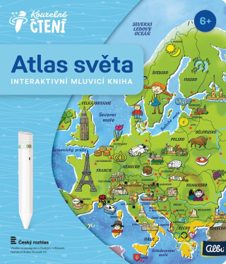 Kniha Atlas světa - Kouzelné čtení Albi - 