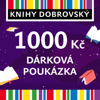 Knihomolská elektronická dárková poukázka 1000 Kč - 
