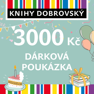 Narozeninová elektronická dárková poukázka 3000 Kč - 