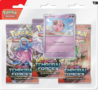 Pokémon TCG: SV05 Temporal Forces - 3 Blister Booster - 