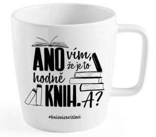 Závislácký hrnek: Hodně knih? - 