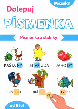Mozaika-Dolepuj písmenka - Písmenka a slabiky - 