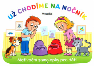 Mozaika-Motivační samolepky pro děti - Už chodíme na nočník - 