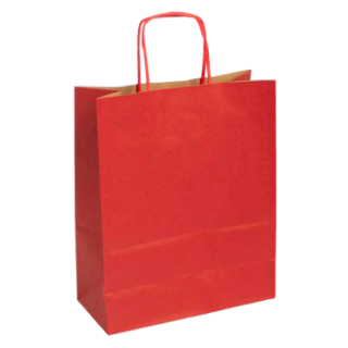 Barevná papírová taška Clairefontaine 22x27cm – Red - 