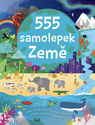 555 samolepek - Země - 