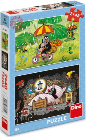 Puzzle Krtkův den 2x48 dílků - 