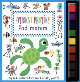 Pod mořem - Otiskni prstíky (poškozená) - Elizabeth Golding,Olena Herasimova