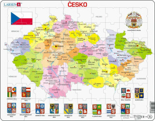 Česká republika kraje - Vzdělávací puzzle - 