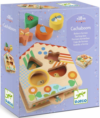 Dřevěný třídicí box - domeček - neuveden