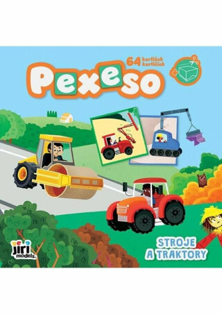 Pexeso v sešitu: Stroje a traktory - 