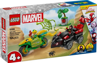 Spin, Electro a honička s dinosauřím vozidlem - LEGO® Marvel (11198) - 