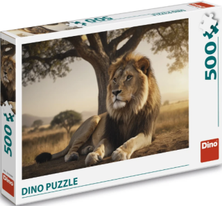 Puzzle Odpočívající lev 500 dílků - 