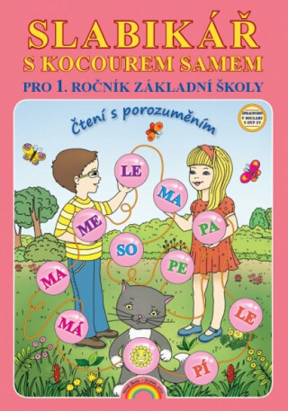 Slabikář s kocourem Samem pro 1. ročník ZŠ, Čtení s porozuměním (mechová vazba) - Lenka Andrýsková